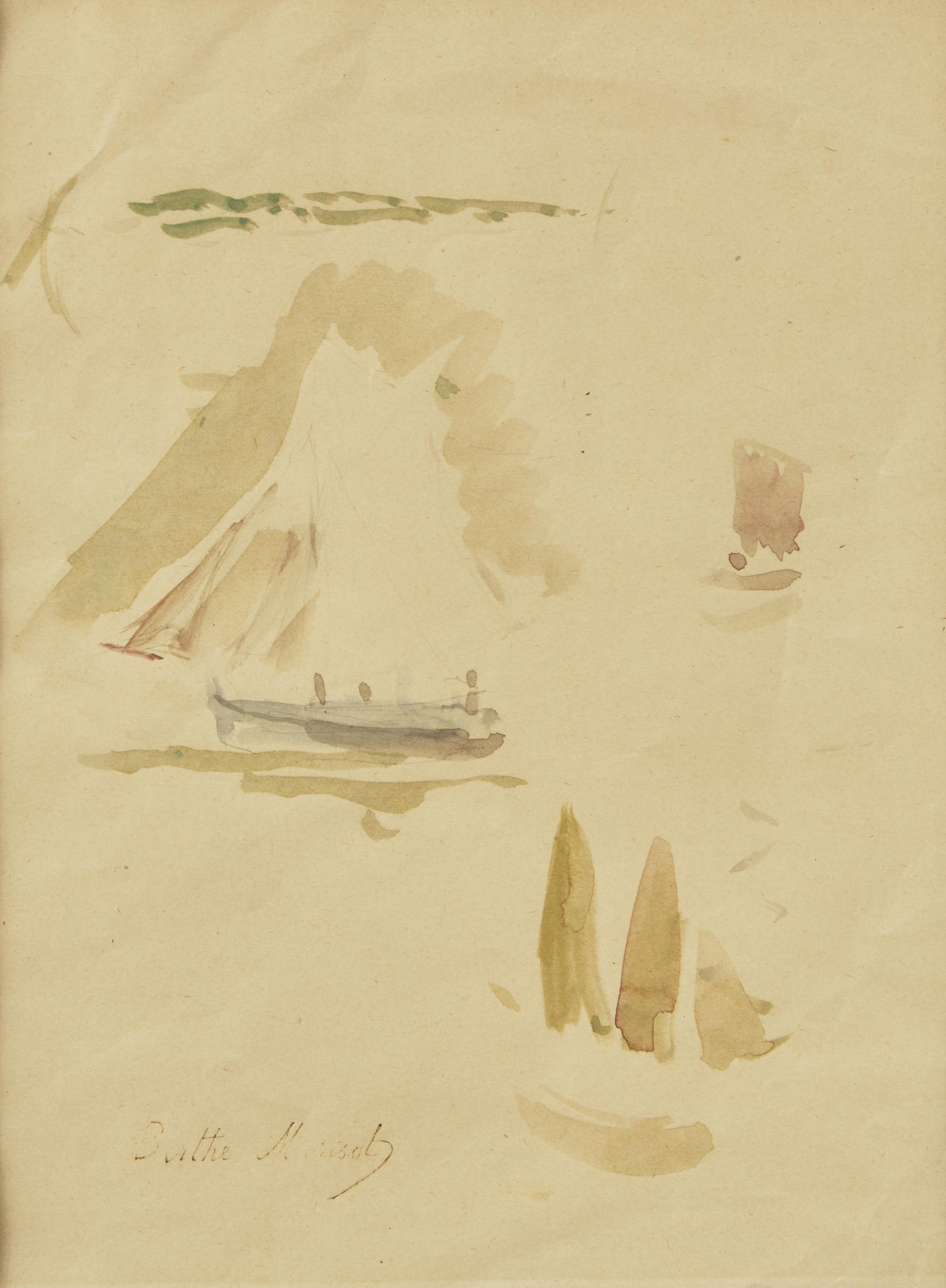 Voiles au Portrieux , 1894