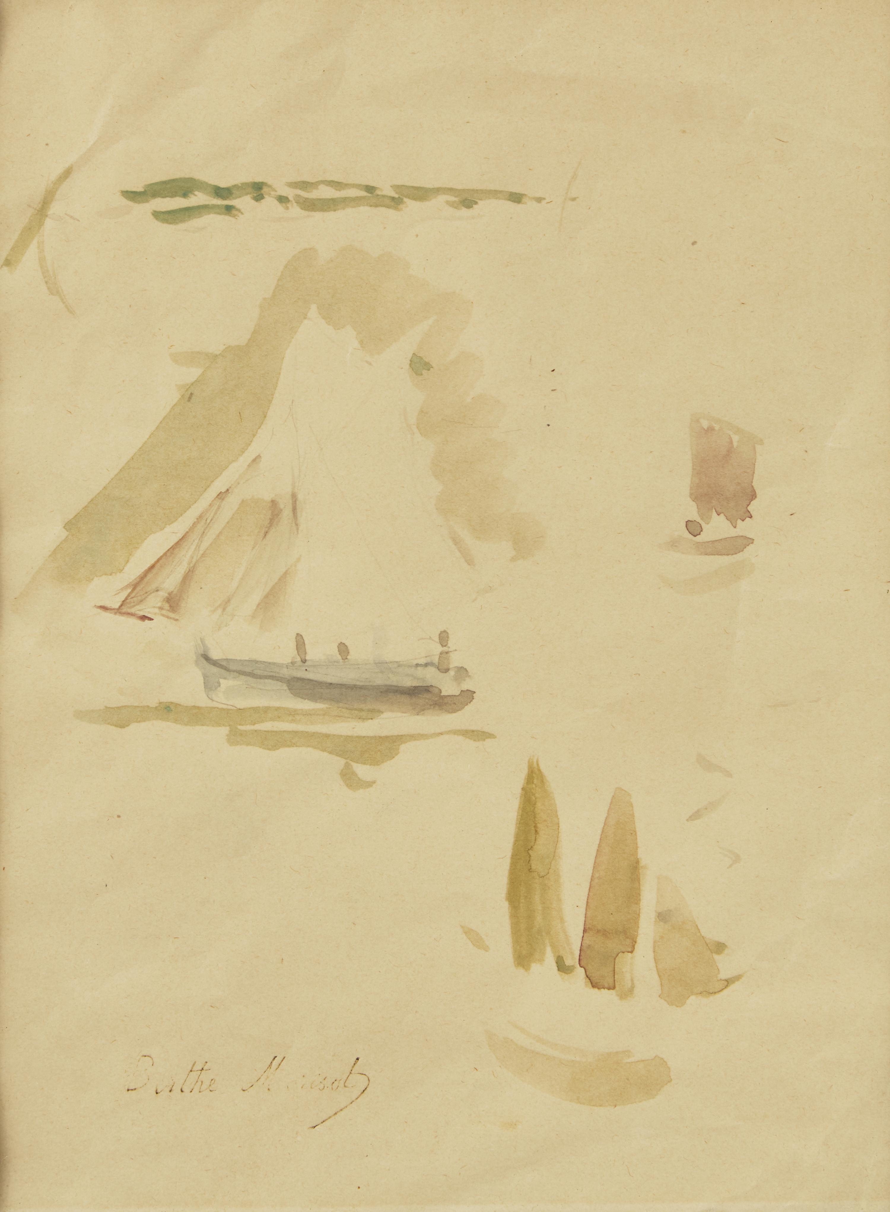 Voiles au Portrieux , 1894