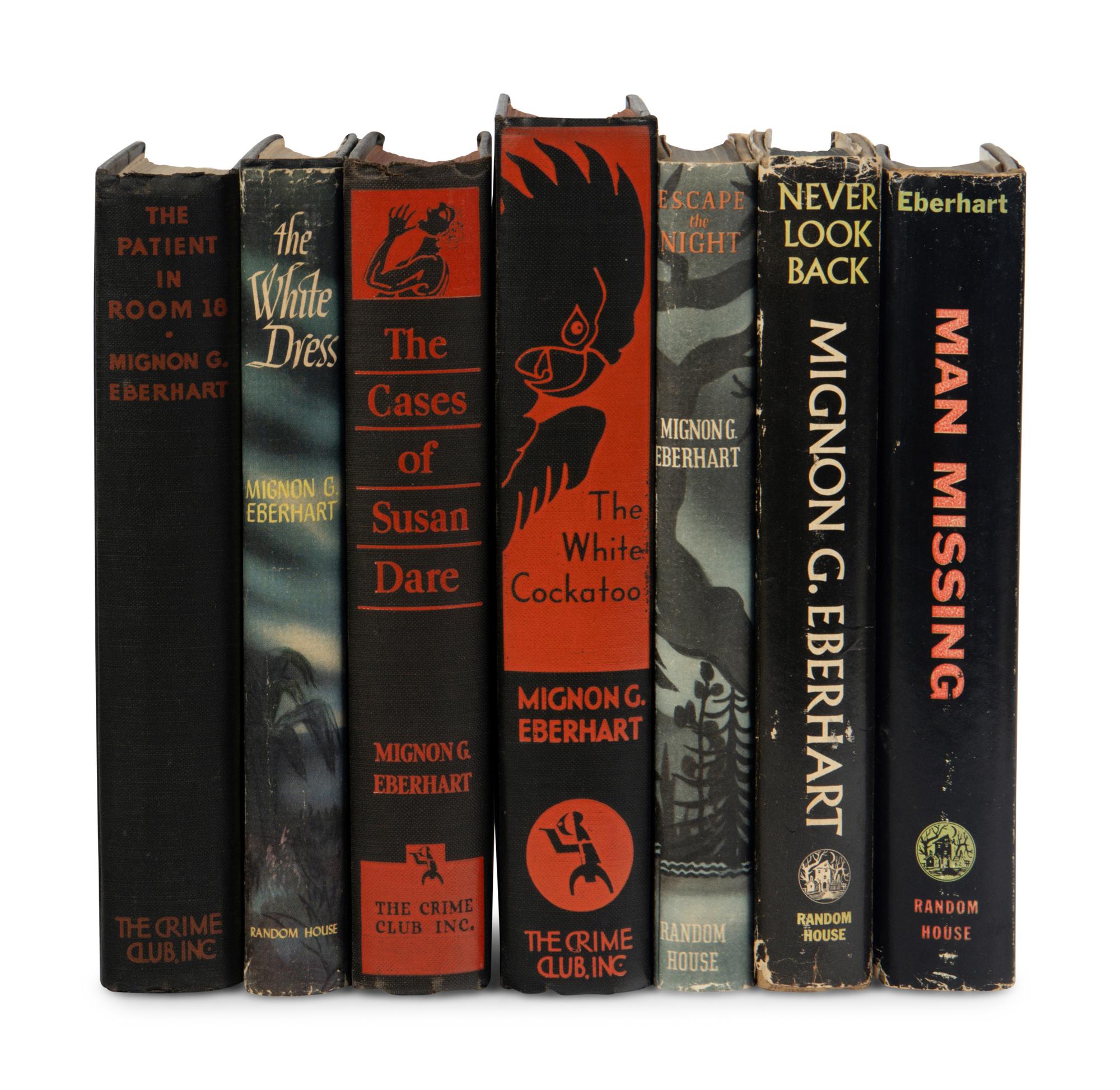 EBERHART, Mignon G. (1899-1996). A group of 7 FIRST EDITIONS, comprising: