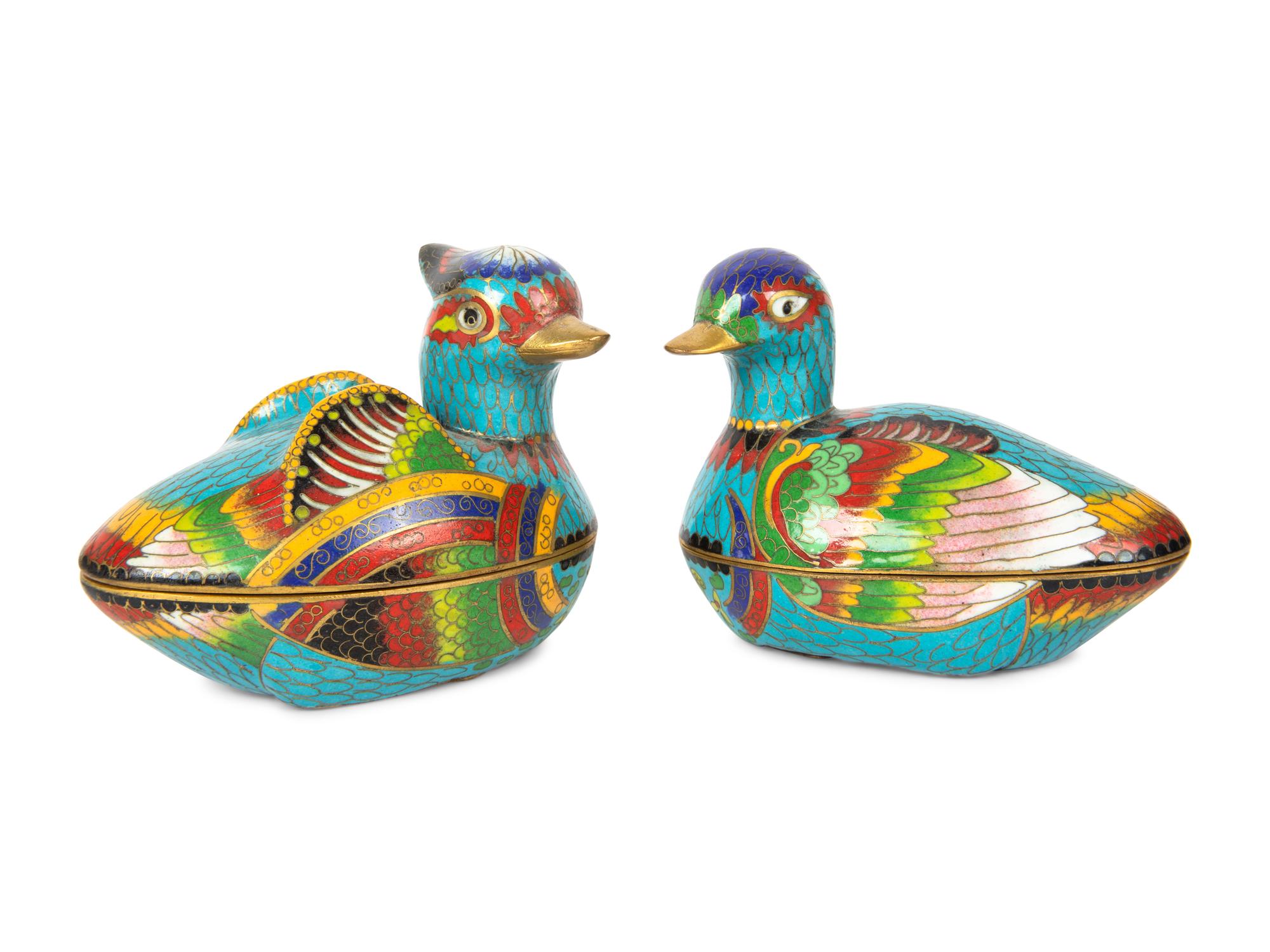 Five Japanese and Chinese Cloisonné articles
