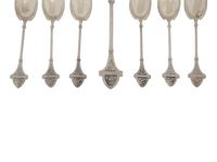A Group of American Silver Dessert Flatware