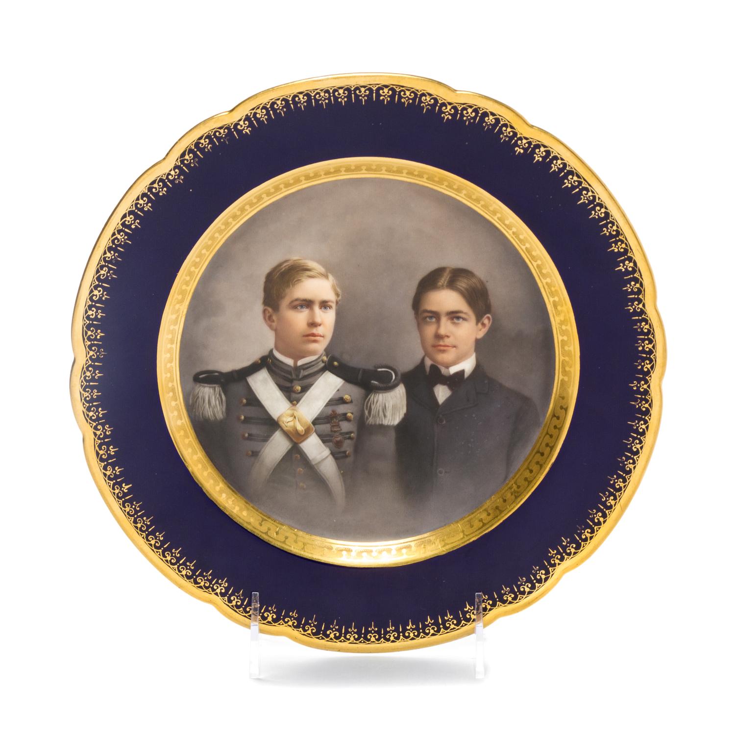 A Bavarian Porcelain Cabinet Plate Diameter 9 3/4 inches. — FRANZ XAVER THALLMAIER, LATE 19TH/EARLY 20TH CENTURY