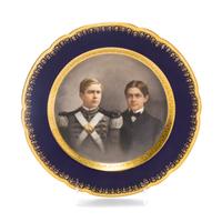 A Bavarian Porcelain Cabinet Plate Diameter 9 3/4 inches. — FRANZ XAVER THALLMAIER, LATE 19TH/EARLY 20TH CENTURY