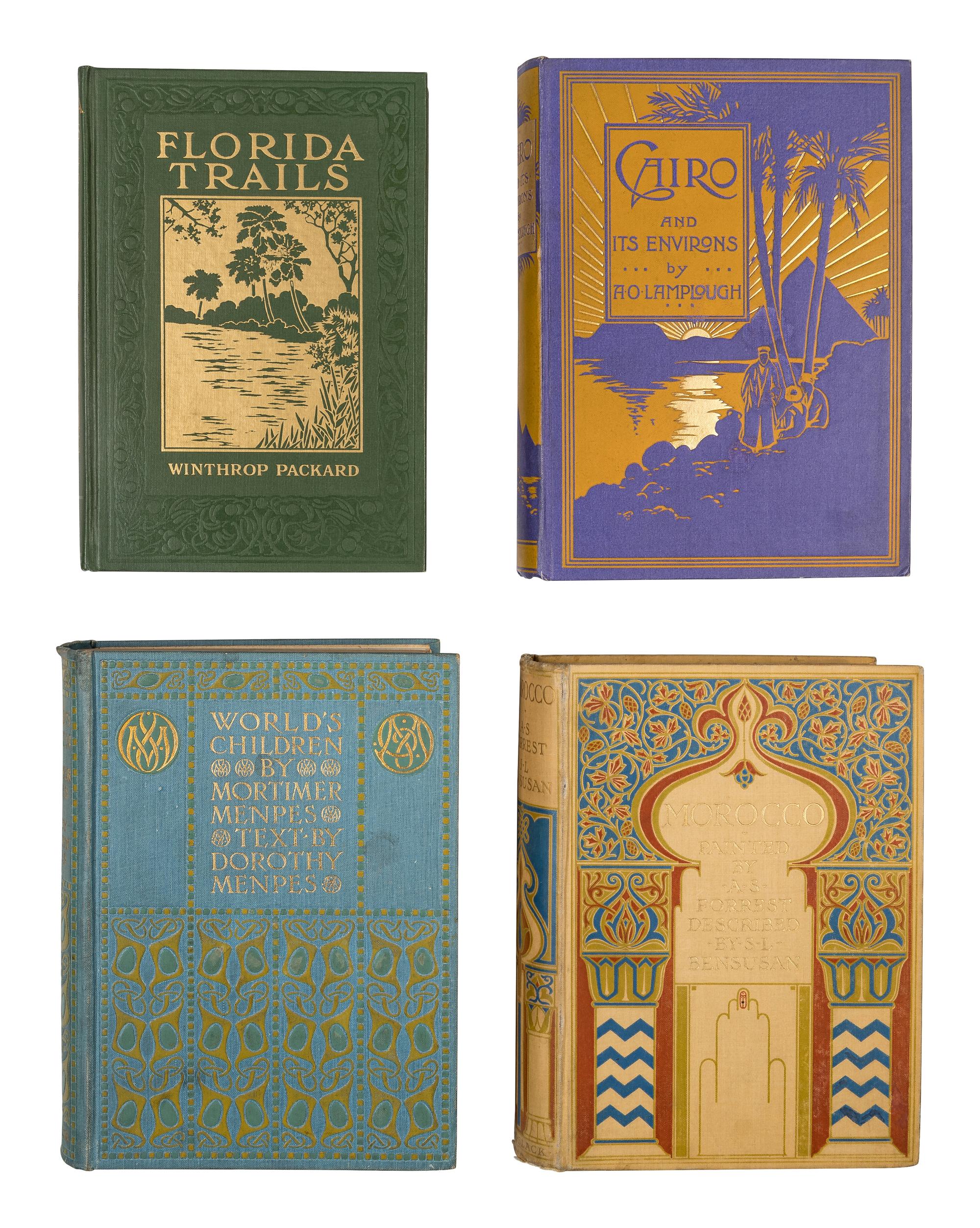 [TRAVEL]. A group of 38 works regarding travel, travelogues, and history related to various regions throughout the world, including: