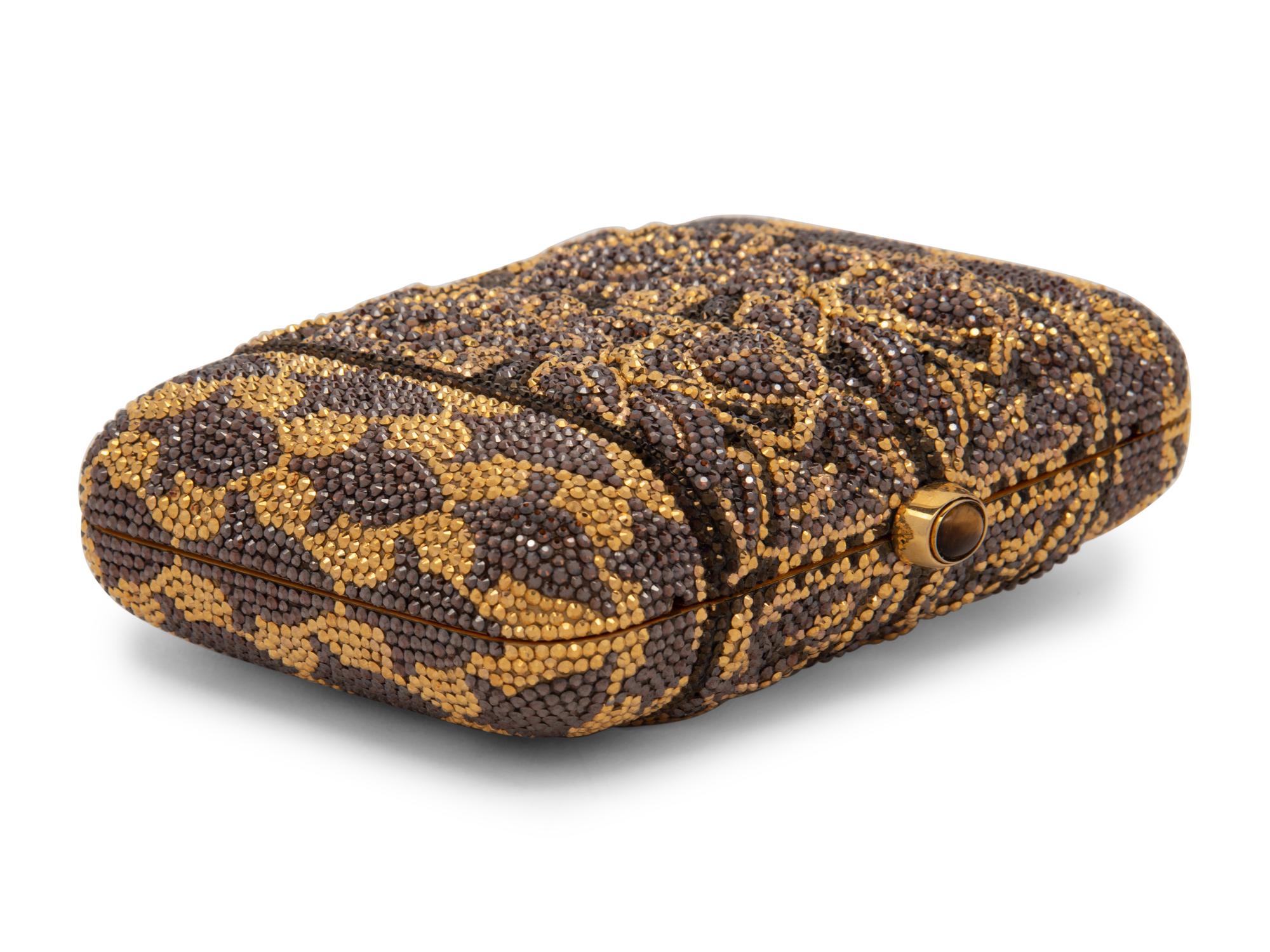 Judith Leiber Floral Minaudière Clutch