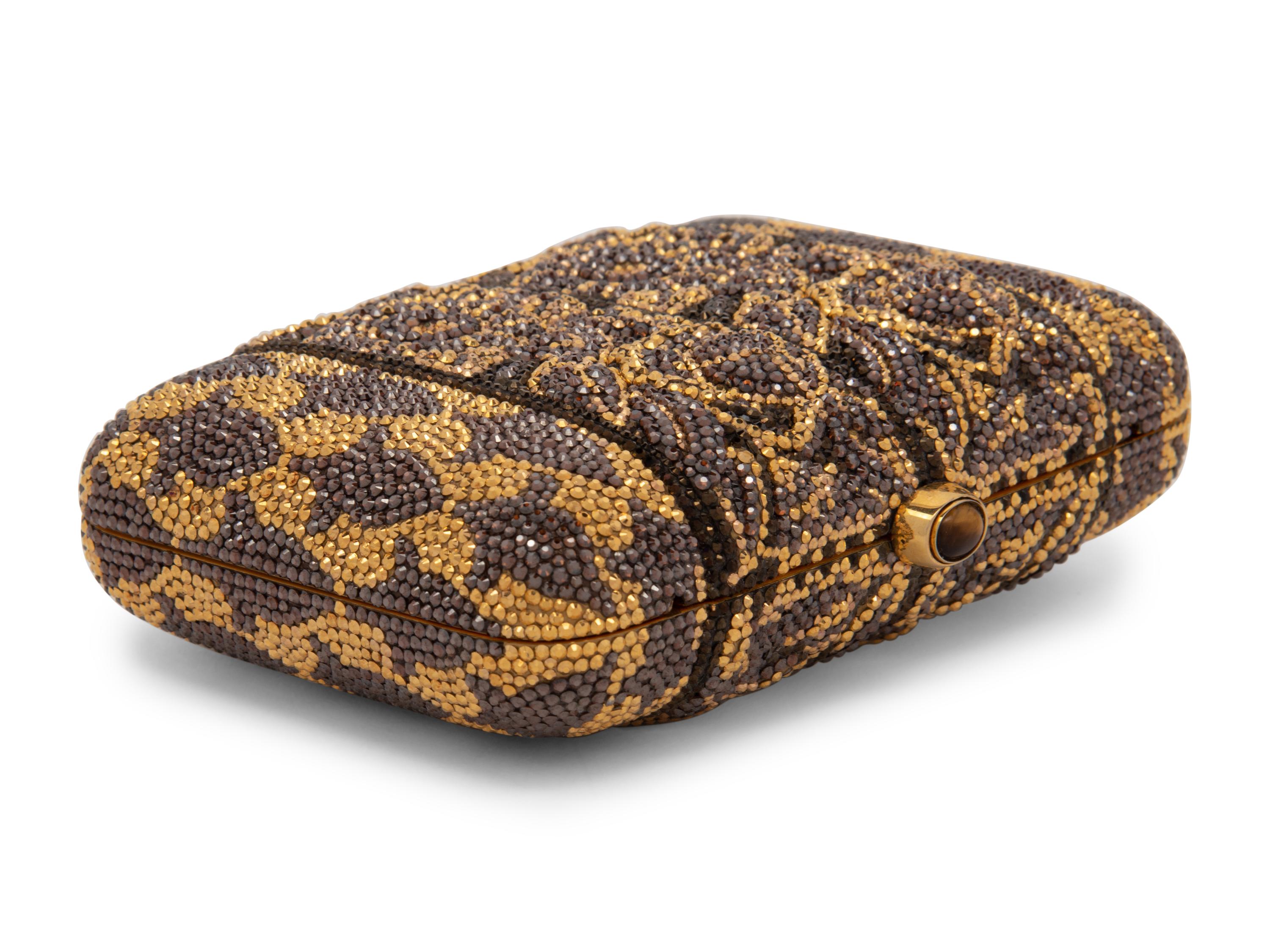 Judith Leiber Floral Minaudière Clutch