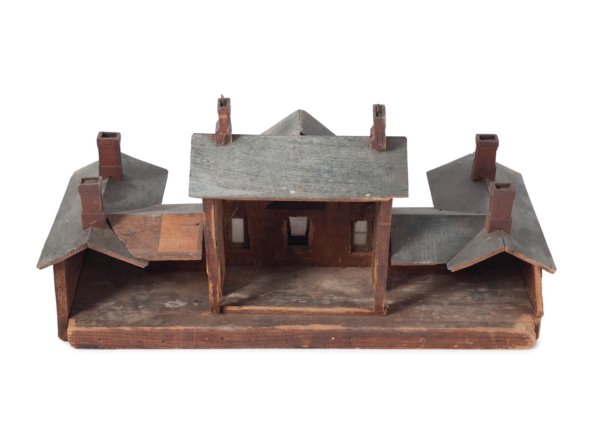 A Carved Wood Model of Ashland, Lexington, Kentucky