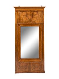 A Neoclassical Mahogany Mirror