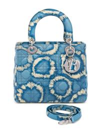 Christian Dior Blue Tie-Dye Effect Small Lady Dior Bag, 2011