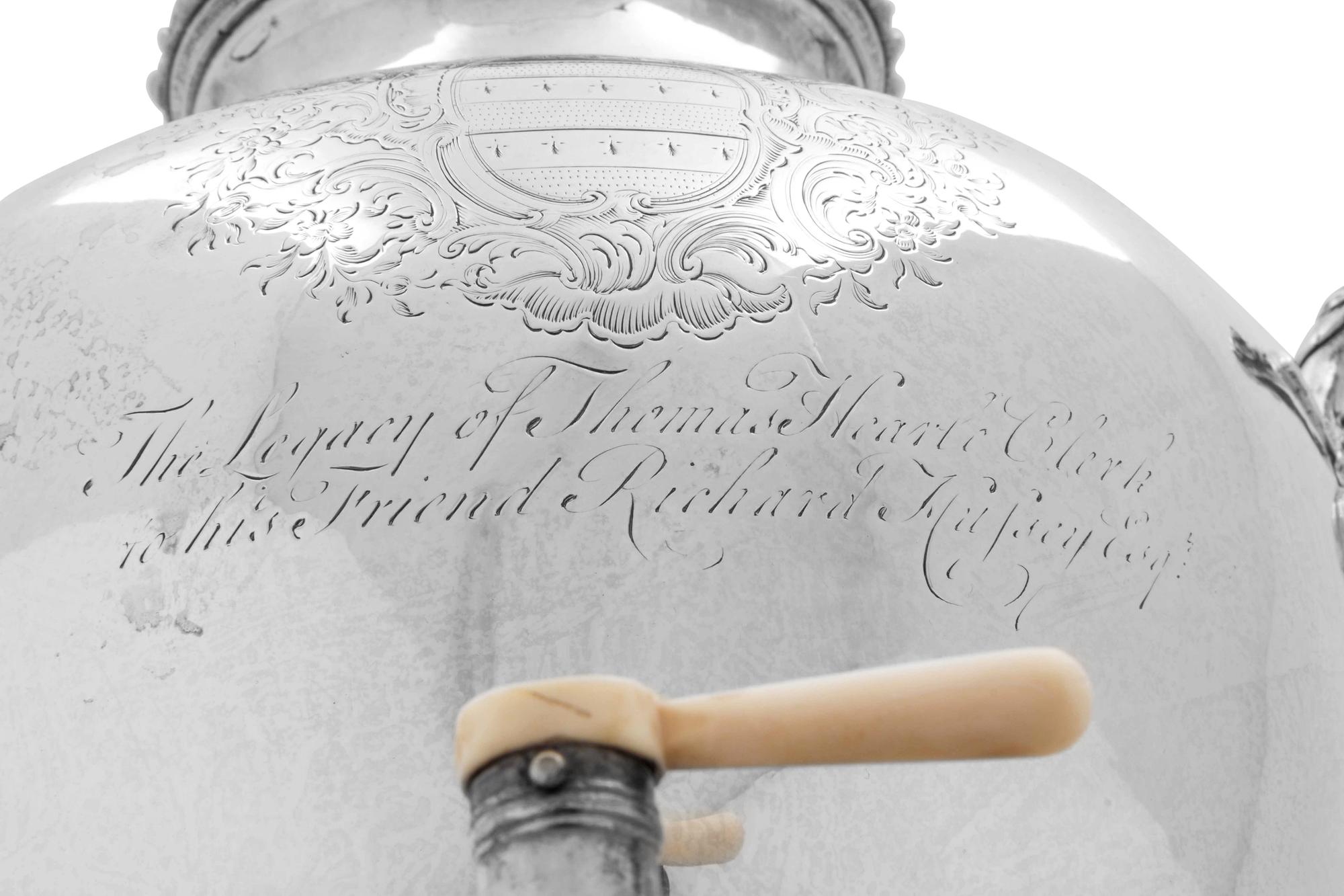 A George III Silver Tea Urn