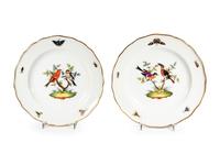 A Pair of Meissen Porcelain Plates