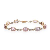 Spinel and Diamond Bracelet