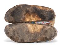 Sioux Beaded Hide Moccasins