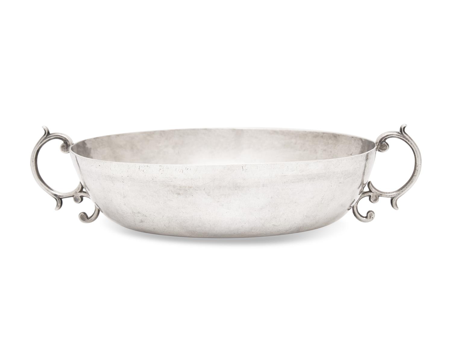 A Silver Caudle Cup