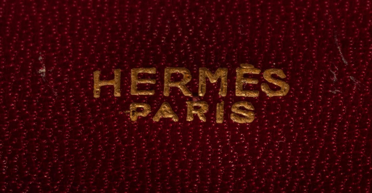 Hermès Black Crocodile Sac Mallette, 1950s-60s