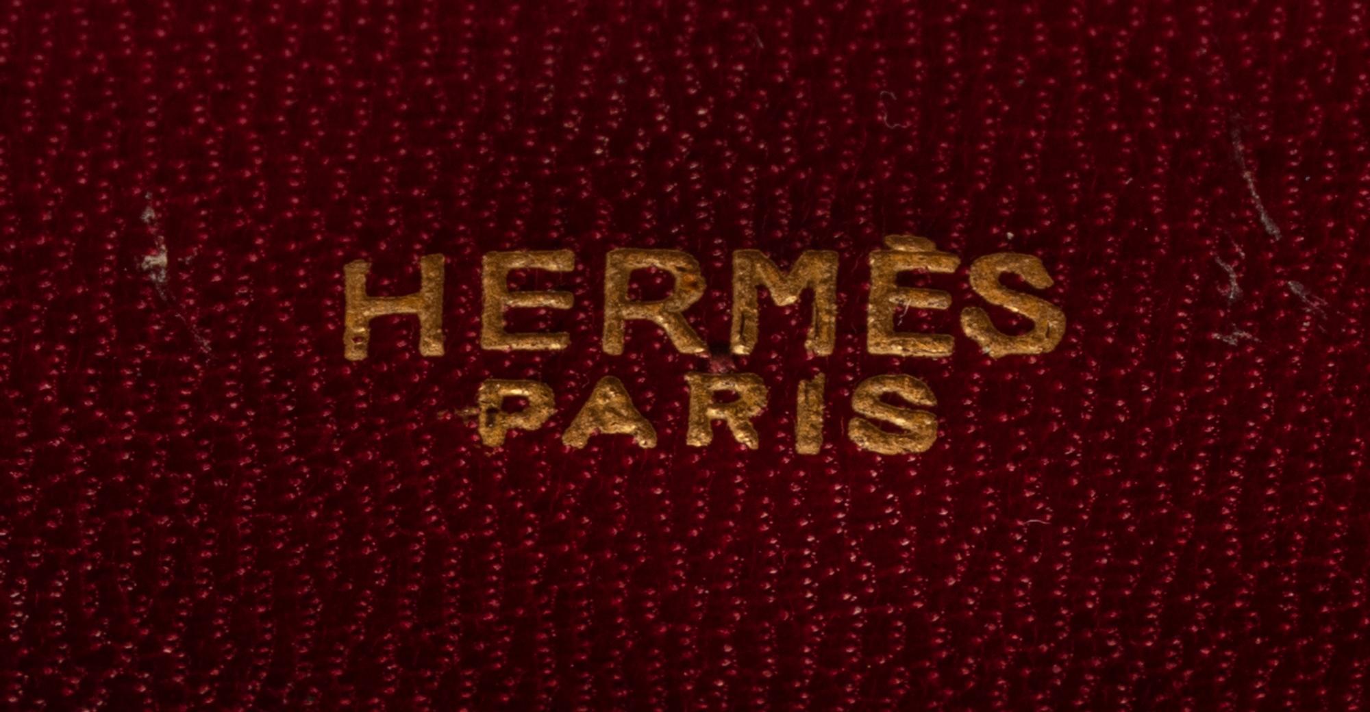 Hermès Black Crocodile Sac Mallette, 1950s-60s