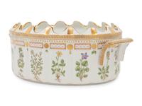 A Royal Copenhagen Flora Danica Porcelain Monteith