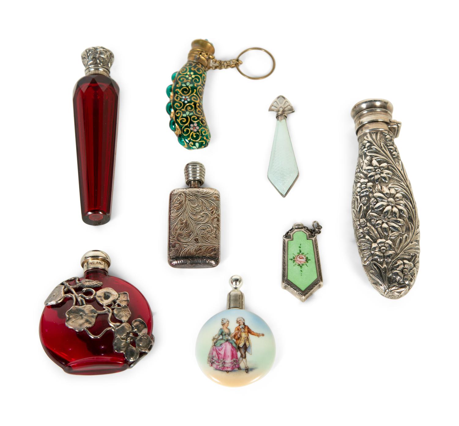 Eight Scent Flasks