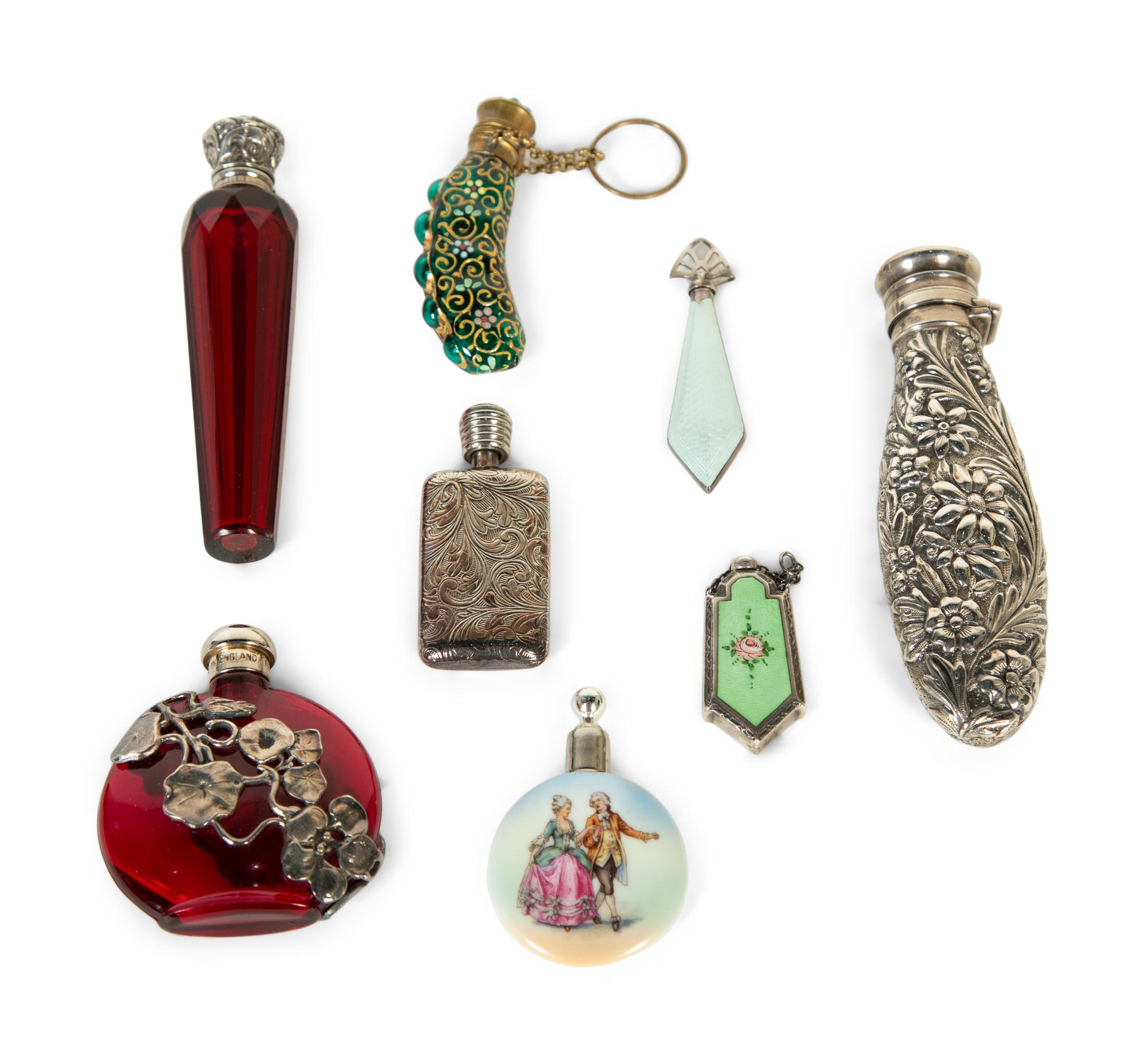 Eight Scent Flasks