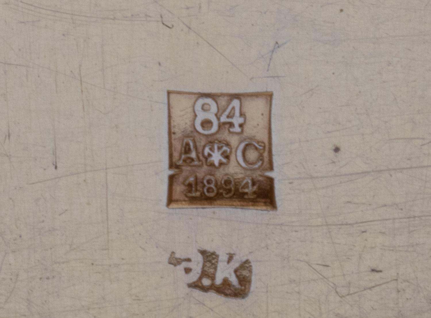 A Russian Silver and Gold-Mounted Table-Top Cigarette Box