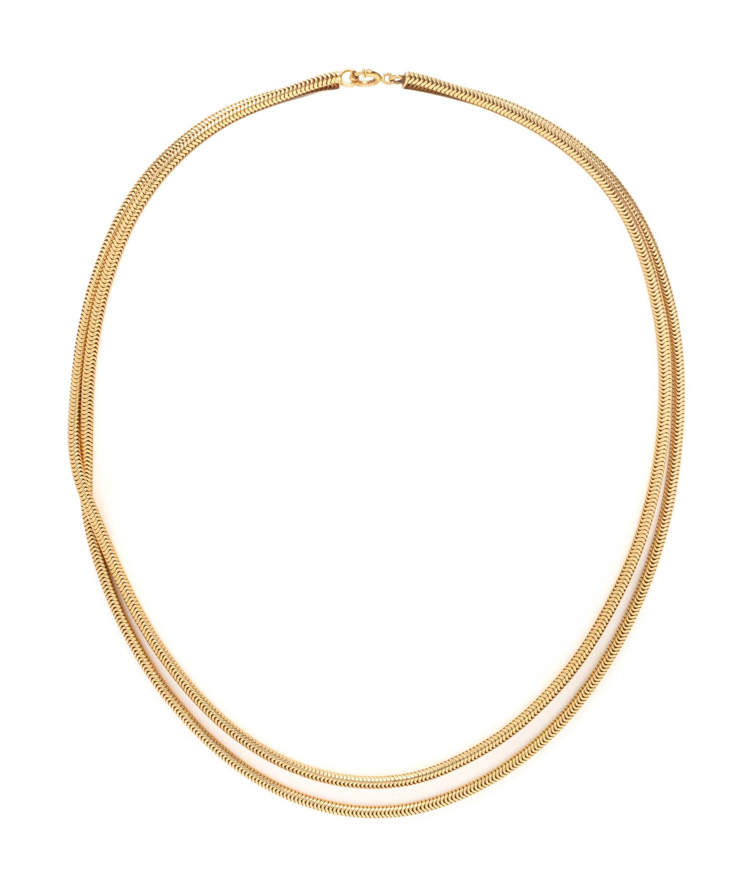 YELLOW GOLD NECKLACE