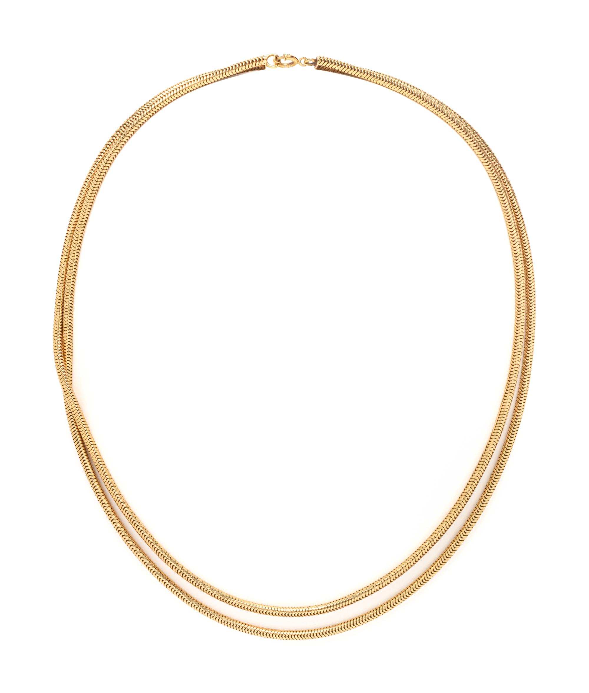 YELLOW GOLD NECKLACE
