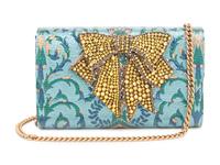 Gucci Brocade Broadway Clutch Bag with Bow
