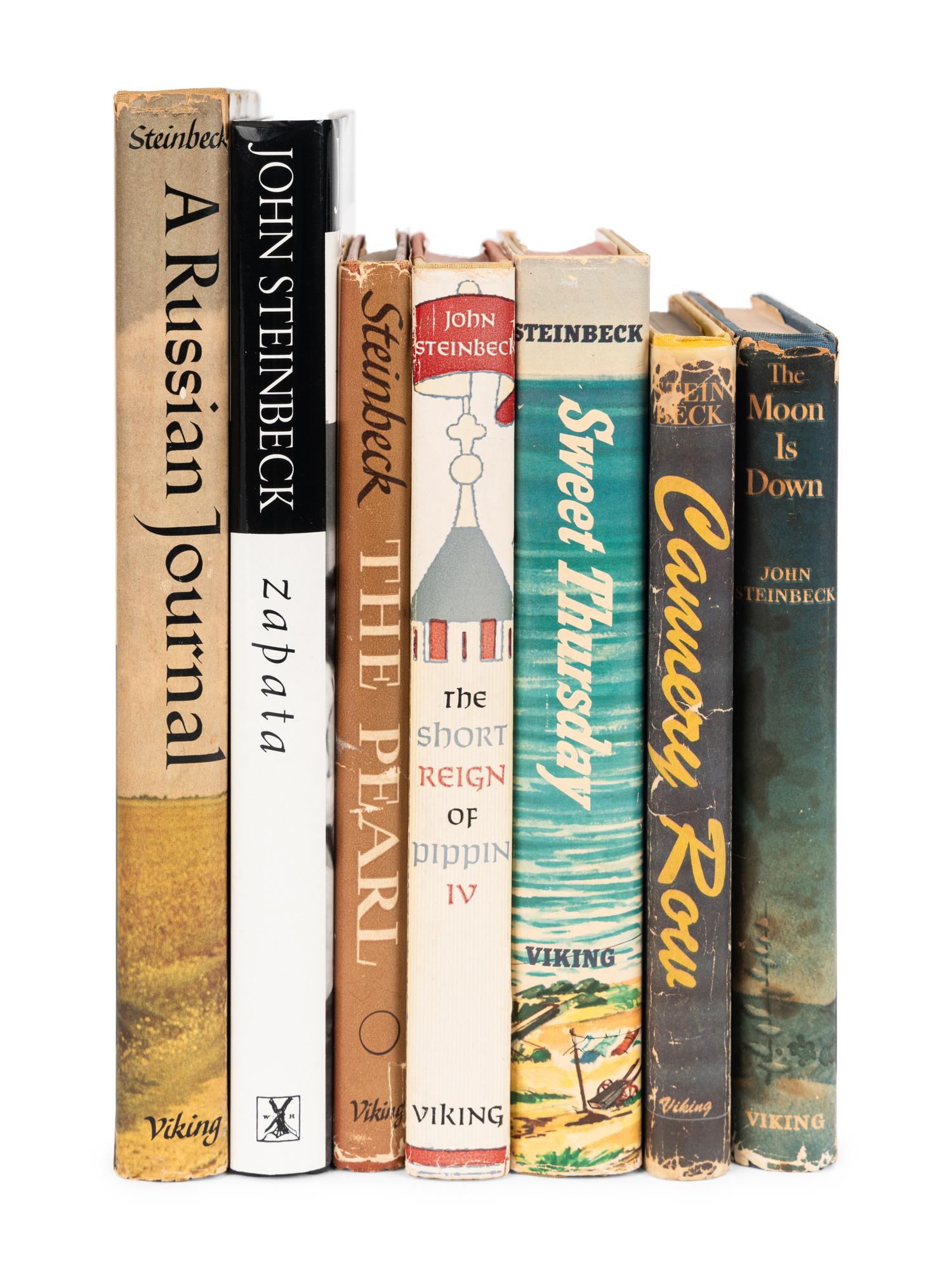 STEINBECK, John (1902-1968). A group of 13 works, including: