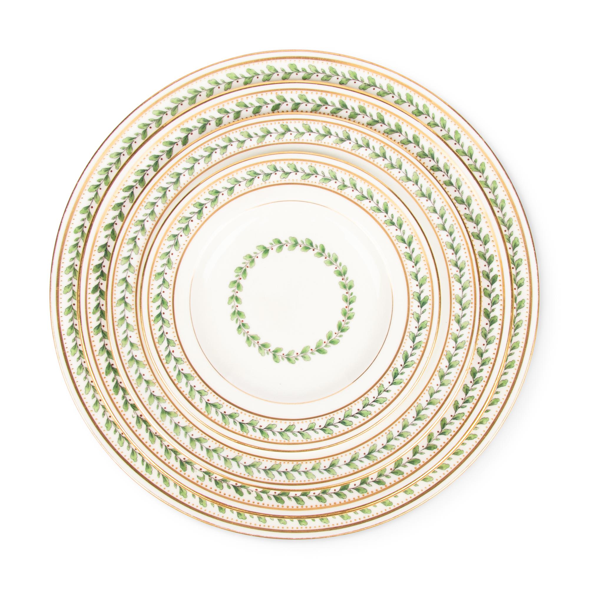 A Mintons Porcelain Dinner Service