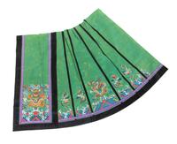 Three Embroidered Silk Textiles