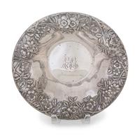 An American Silver Repoussé Floral Border Bowl — S. KIRK & SONS, CO., BALTIMORE