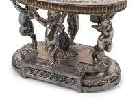 A Pairpoint Silver-Plate and Cut Glass Centerpiece