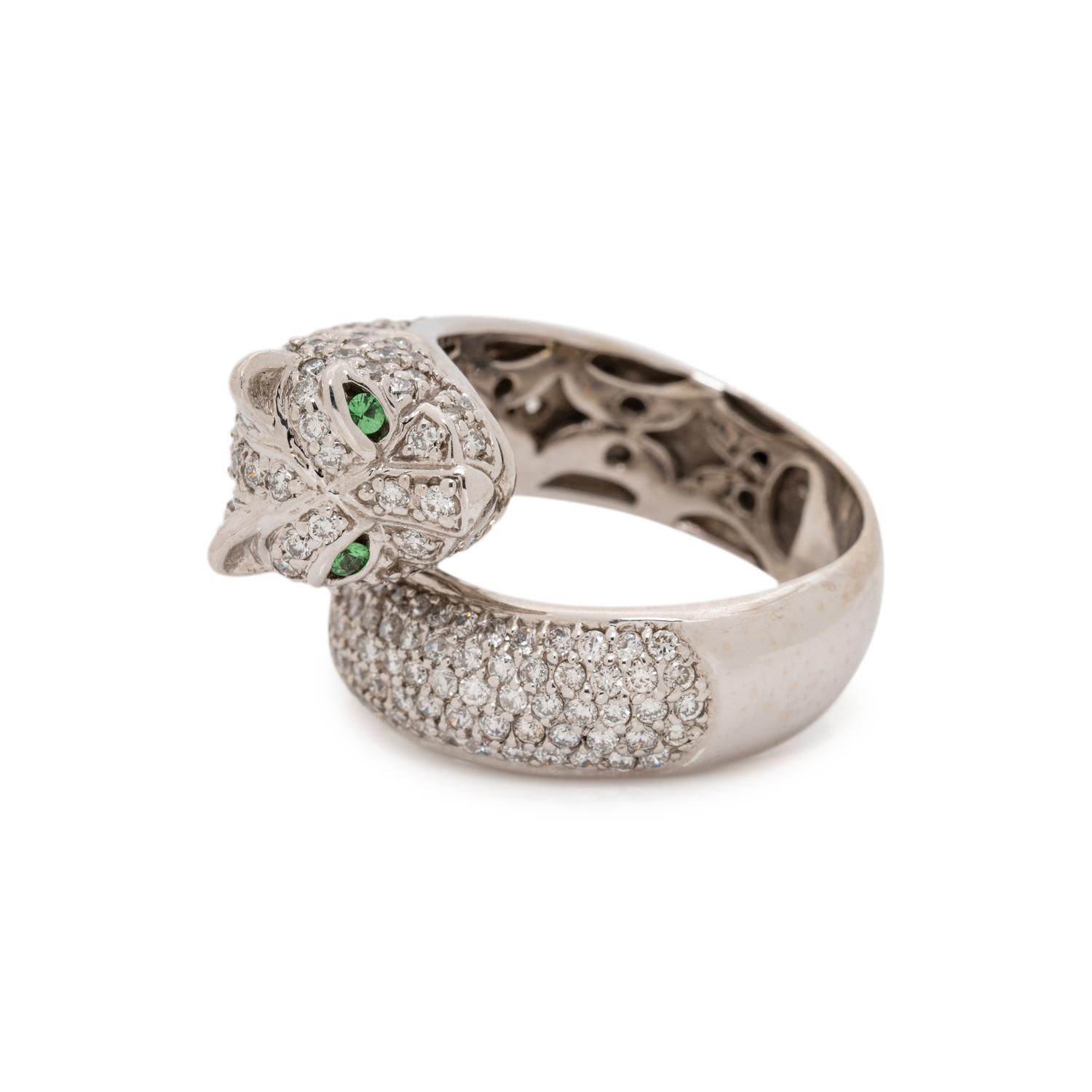 SONIA B., DIAMOND PANTHER RING