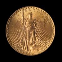A United States 1924-S St. Gaudens $20 Gold Coin
