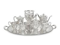 A Tiffany and Co. Silver Eight-Piece Tea and Coffee Service
