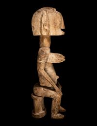 A Bamana Wood Female Figure