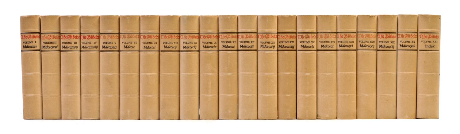 (MOSHER PRESS) The Bibelot. New York, 1895. 21 vols. Limited.