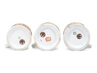 Three Equestrian Porcelain Occupational Shaving Mugs