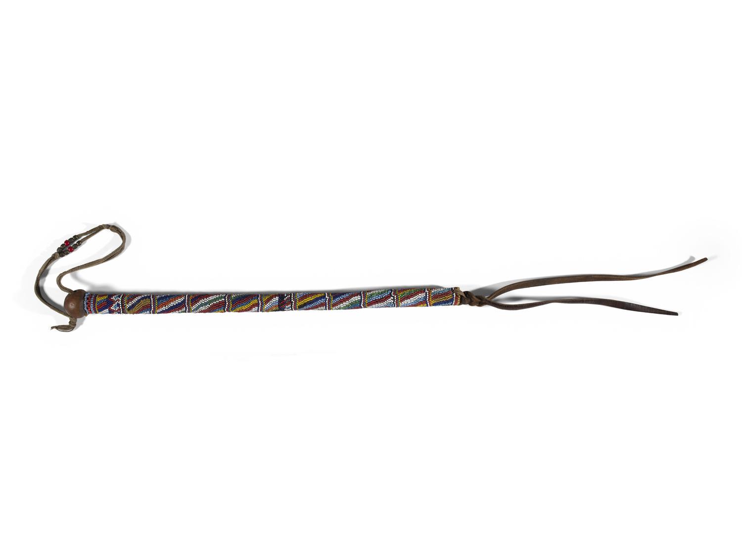 Apache Beaded Wood Quirt