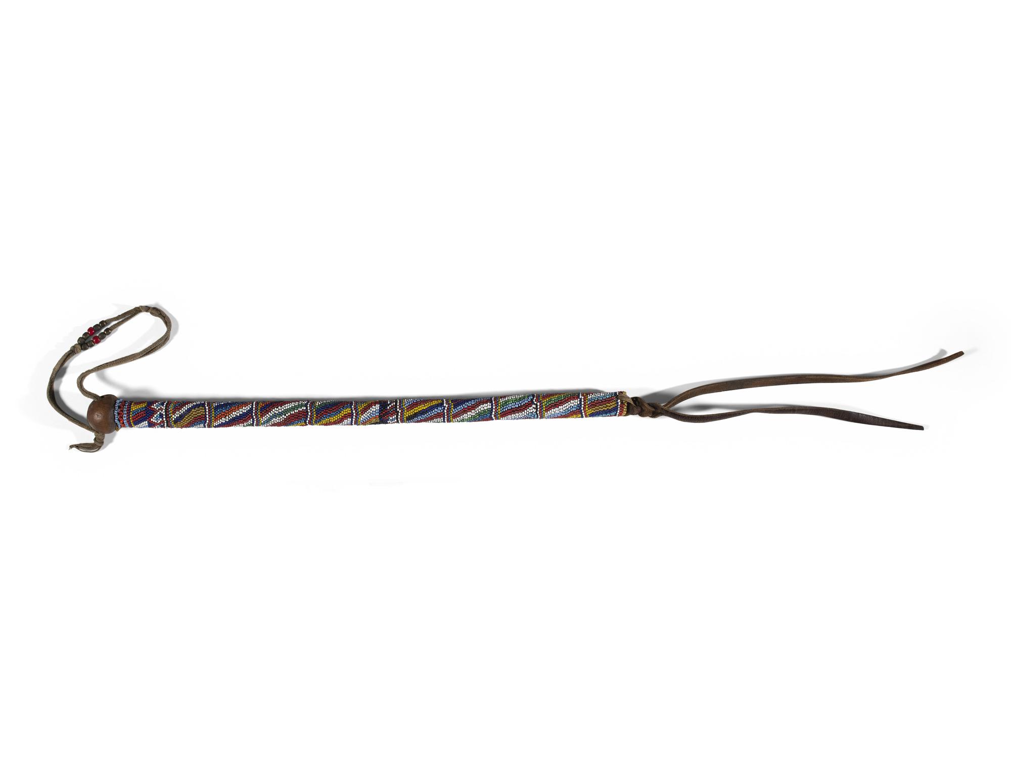 Apache Beaded Wood Quirt