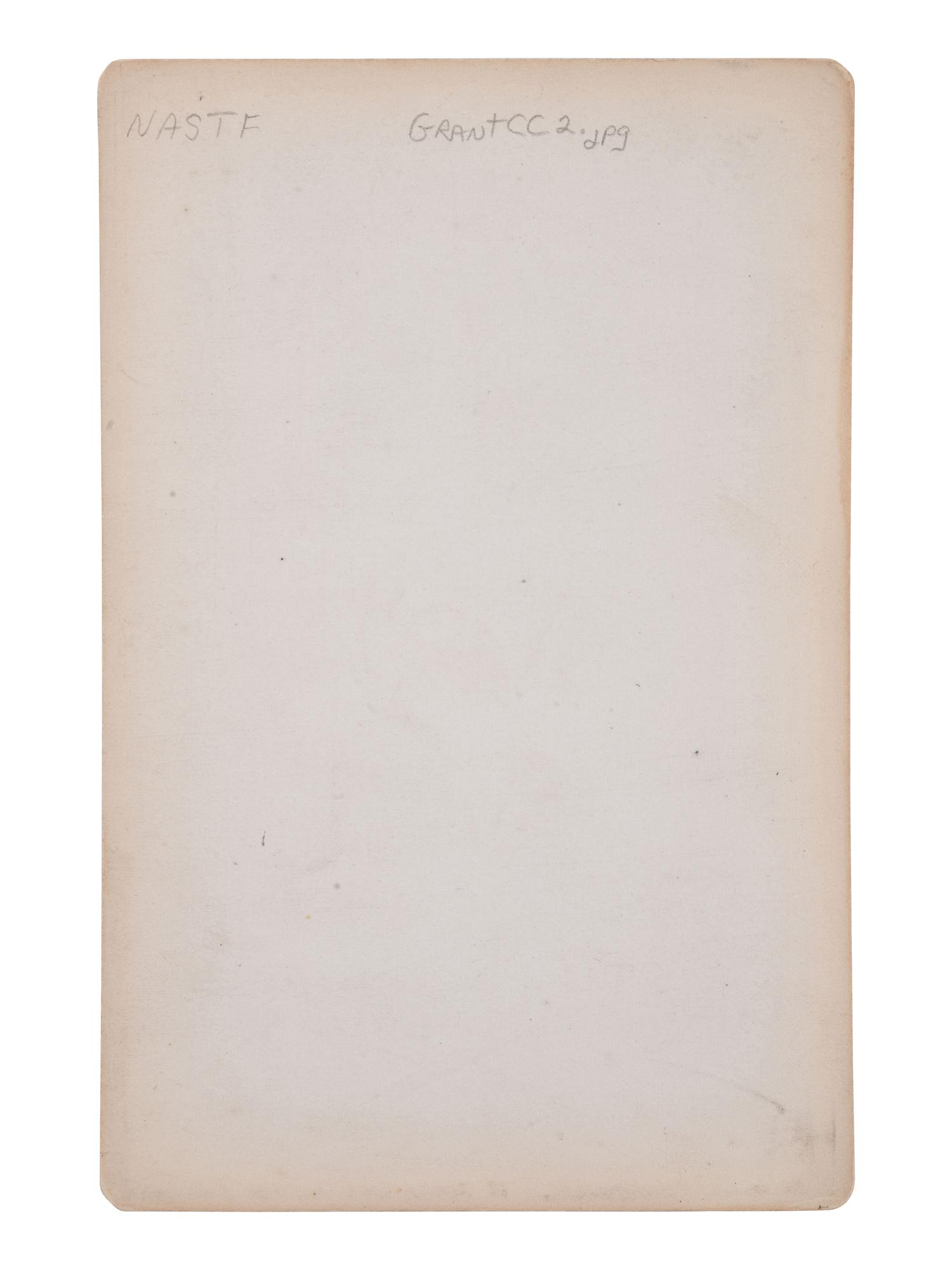 [GRANT, Ulysses S. 1822-1885)]. HOUSEWORTH, photog. Cabinet card of U.S. Grant. San Francisco, CA.