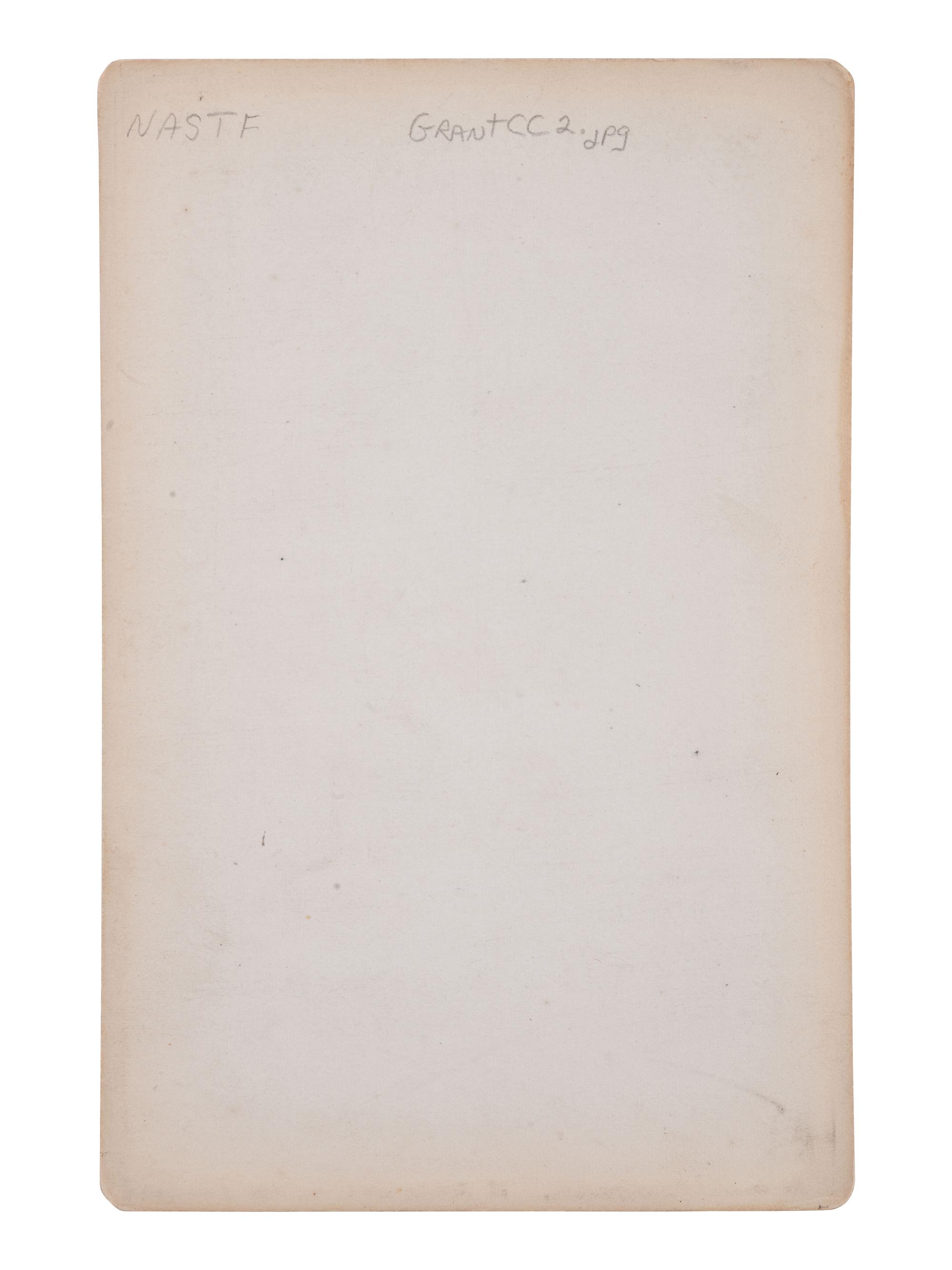 [GRANT, Ulysses S. 1822-1885)]. HOUSEWORTH, photog. Cabinet card of U.S. Grant. San Francisco, CA.