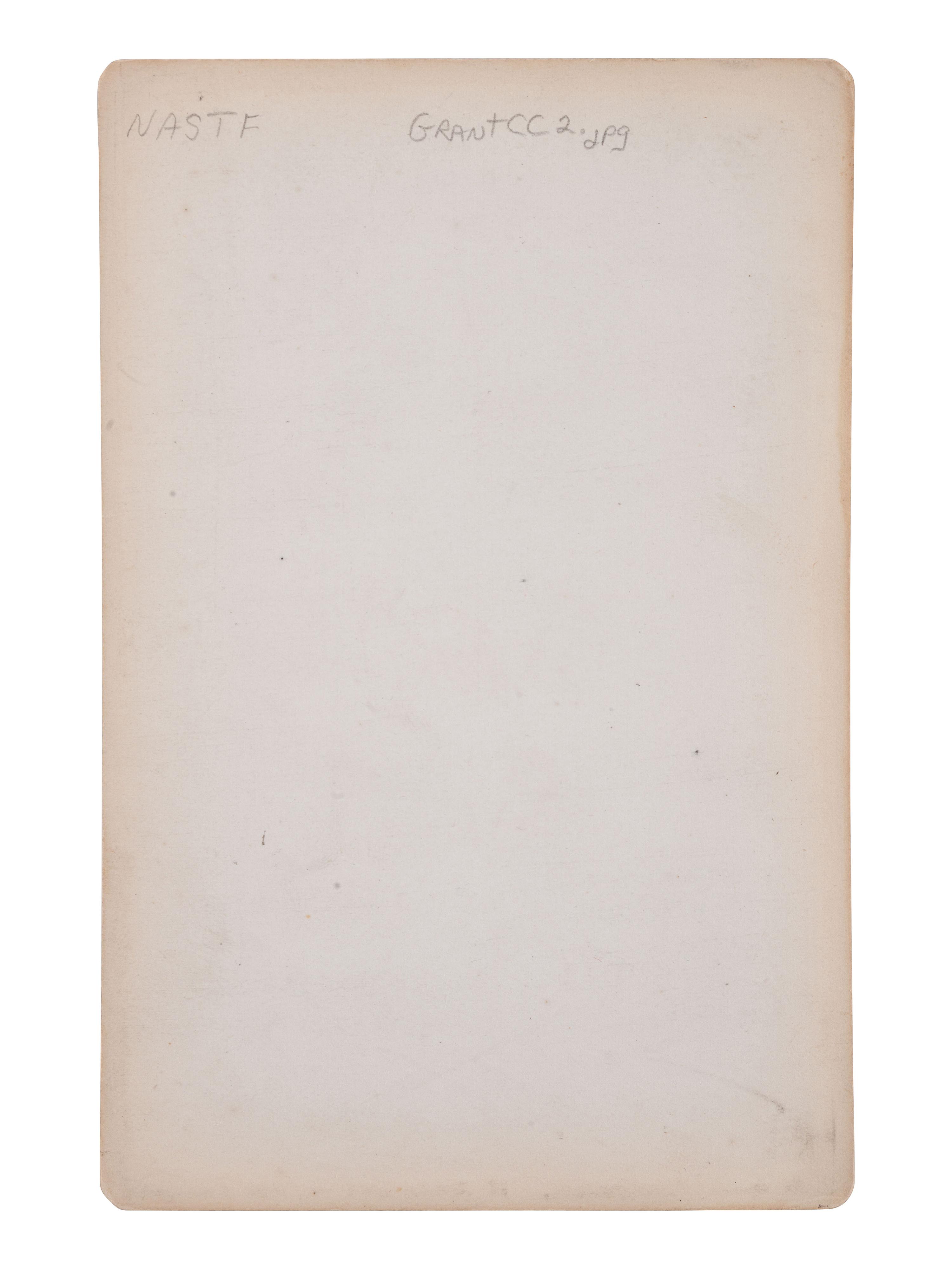 [GRANT, Ulysses S. 1822-1885)]. HOUSEWORTH, photog. Cabinet card of U.S. Grant. San Francisco, CA.