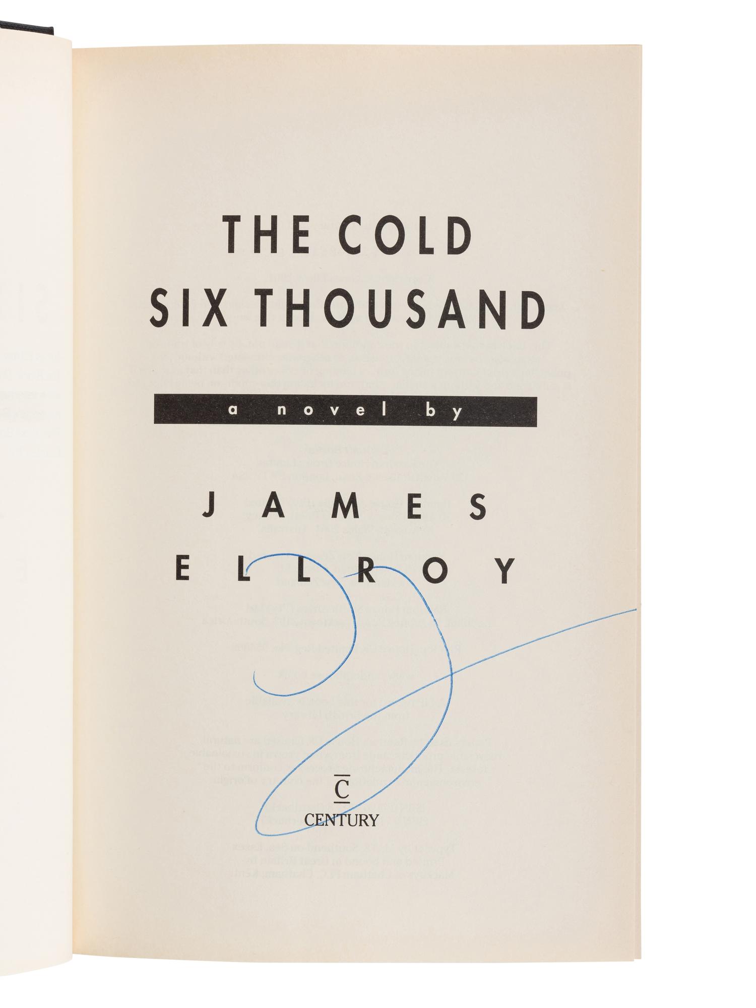 ELLROY, James (b. 1948). [The Underworld U.S.A. Trilogy:] American Tabloid . 1995. -- The Cold Six Thousand . 2001. -- Blood's A Rover . 2009. All New York: Alfred A. Knopf.