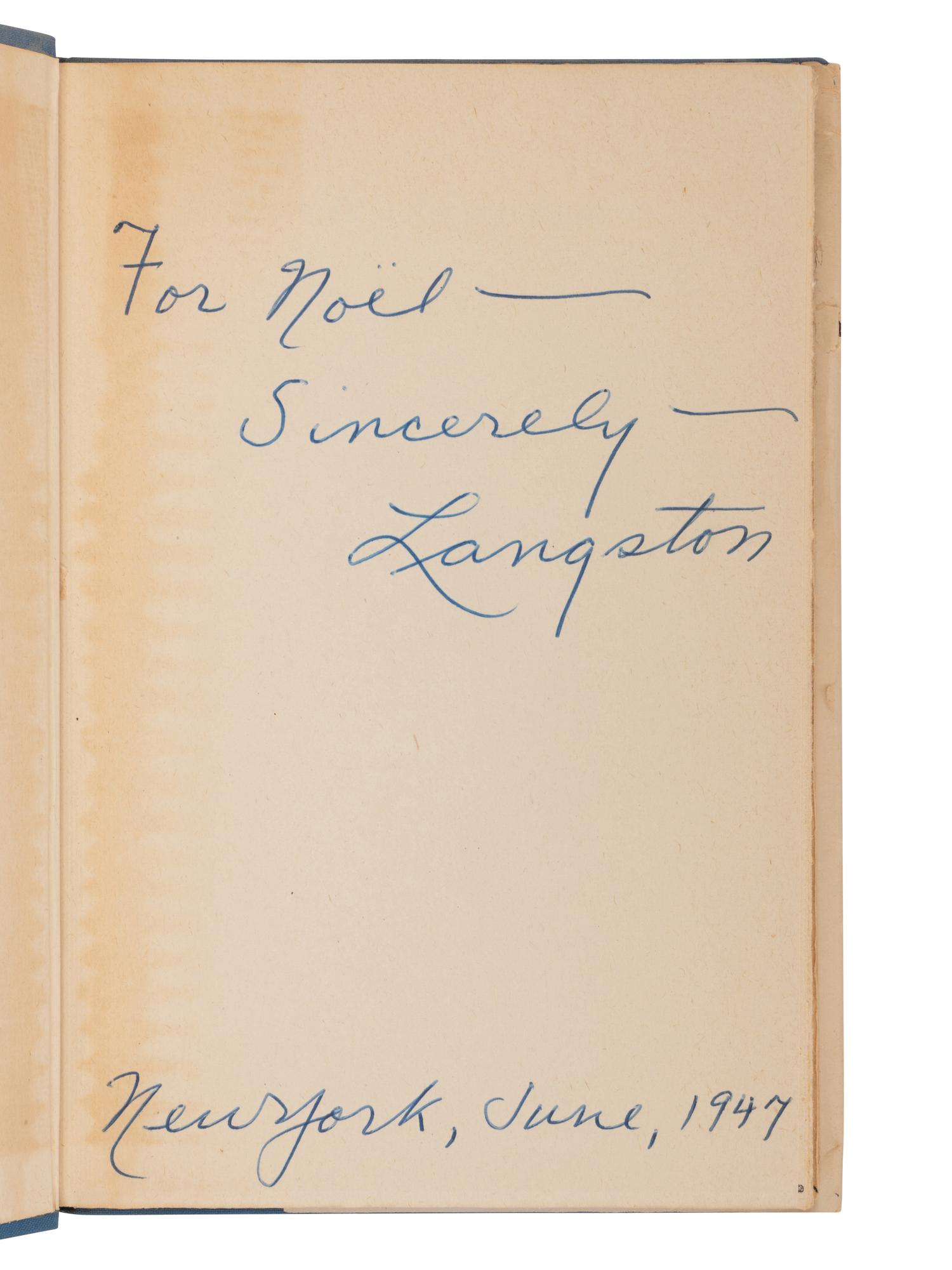 HUGHES, Langston, translator. – ROUMAIN, Jacques. Masters of the Dew. A Novel of Haiti . New York: Reynal & Hitchcock, 1947.