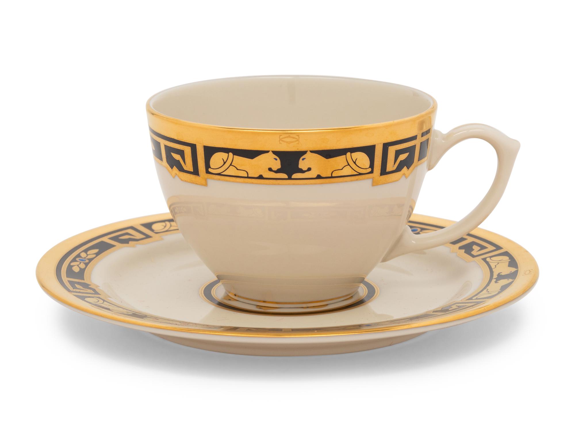 A Cartier La Maison de l'Art Deco Dinner Service