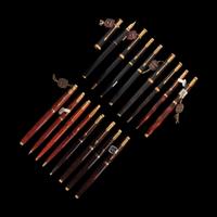 A Collection of Sixteen Parker Laque Writing Instruments