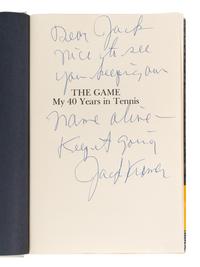 A Group of 10 Books on Tennis Including Signed Autograph Editions,