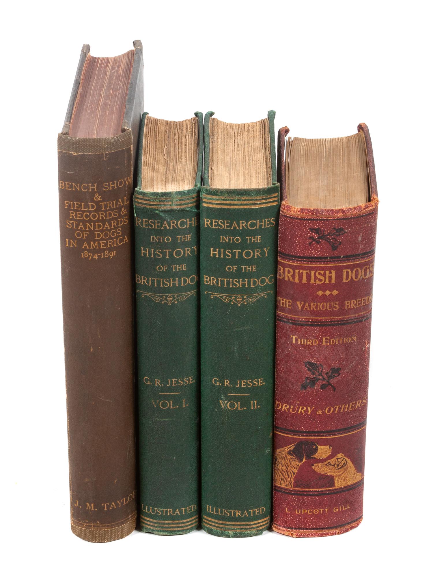 Eight Reference Books regarding British and Show Dogs