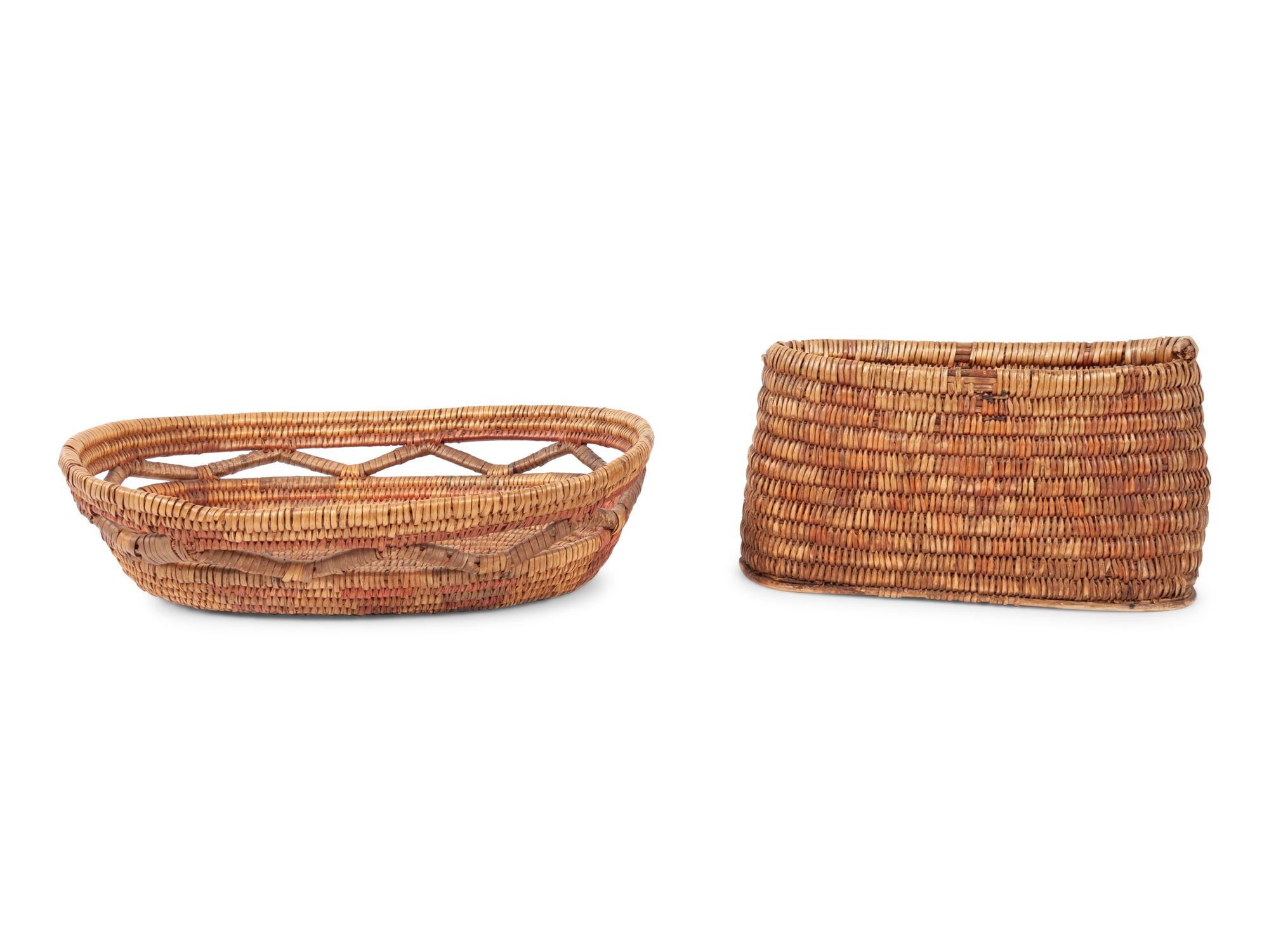 Jicarilla Apache Polychrome Baskets